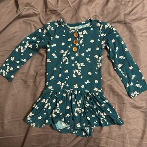 Posh Peanut Adriana Twirl Skirt Bodysuit, size 12-18 months